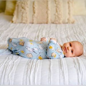 🍳 Little Sleepies Breakfast Buddies Newborn Gown